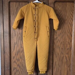 Konges Slojd Quilted Mustard Snowsuit